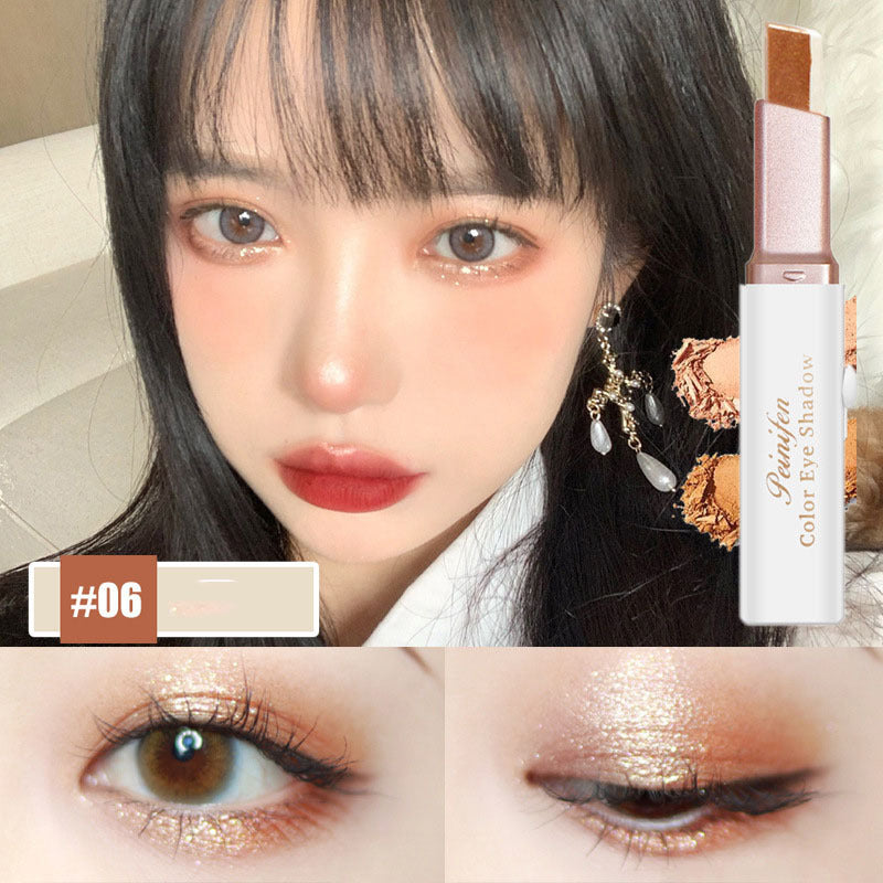 Lazy Eyeshadow Stick Stereo Gradient Shimmer Double Color Eye Shadow Pen Waterproof Easy To Wear Eyeshadow Lazy Eyeshadow Stick Stereo Gradient Shimmer Double Color Eye Shadow Pen Waterproof Easy To Wear Eyeshadow